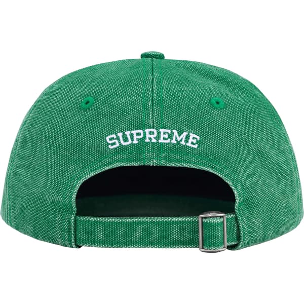 Supreme Pigment S Logo 6-Panel - Green (front)