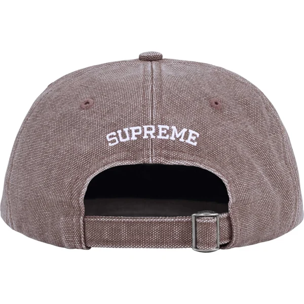 Supreme Pigment S Logo 6-Panel - Khaki (front)