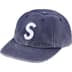 Supreme Pigment S Logo 6-Panel - Navy (front)