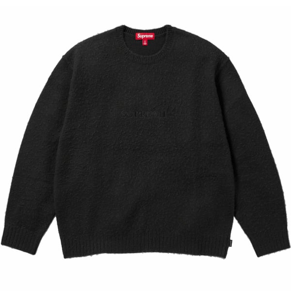 Supreme Pilled Sweater - Black (front)