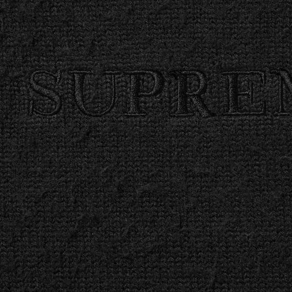 Supreme Pilled Sweater - Black (front)