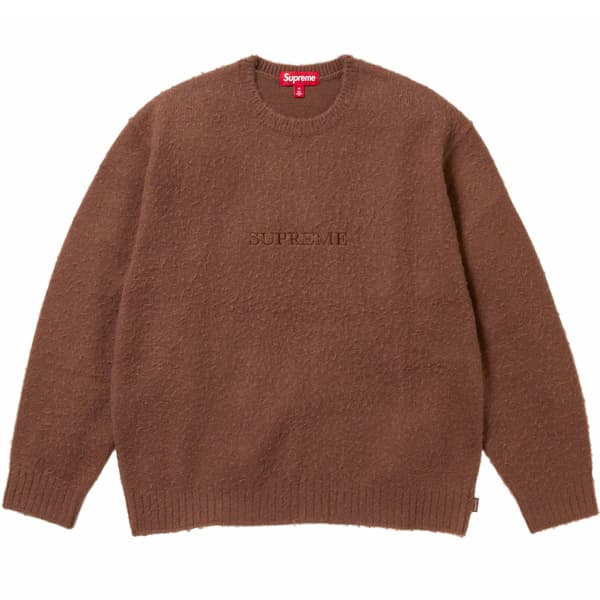 Supreme Pilled Sweater - Brown (front)
