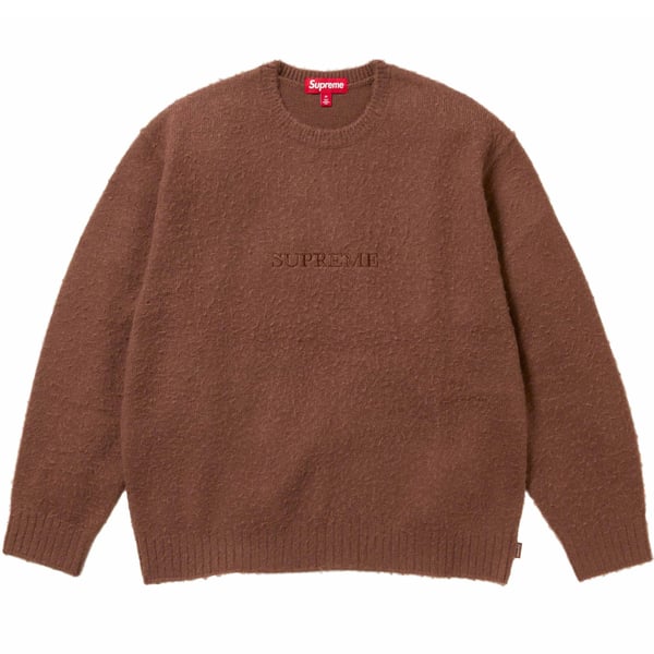 Supreme Pilled Sweater - Brown (front)
