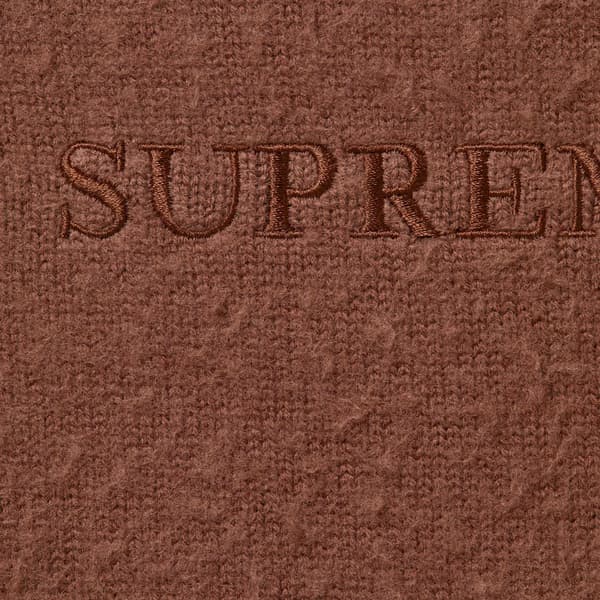 Supreme Pilled Sweater - Brown (front)