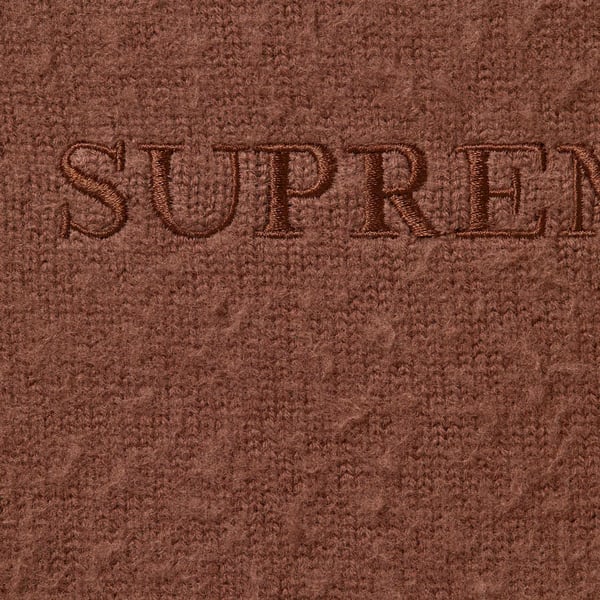 Supreme Pilled Sweater - Brown (front)