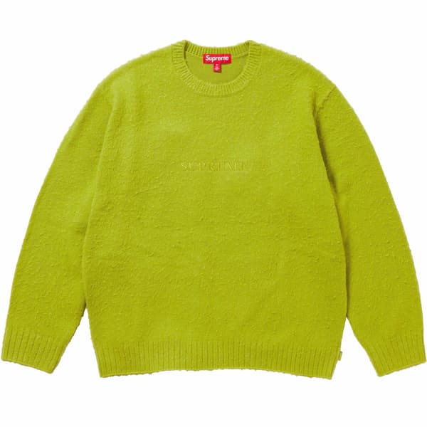Supreme Pilled Sweater - Lime (front)