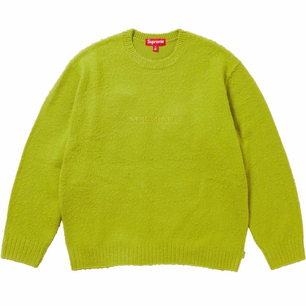 Supreme Pilled Sweater - Lime (front)