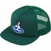 Supreme Pin Up Mesh Back 5-Panel - Green (front)