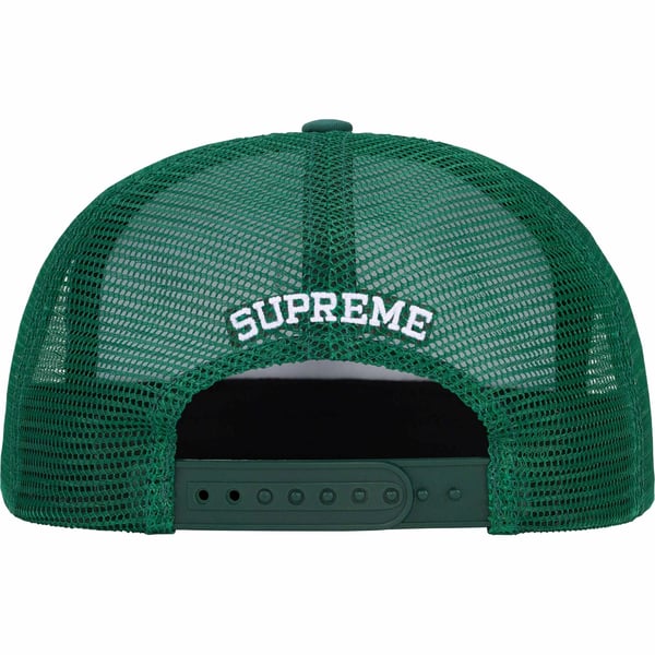 Supreme Pin Up Mesh Back 5-Panel - Green (front)