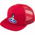 Supreme Pin Up Mesh Back 5-Panel - Red (front)