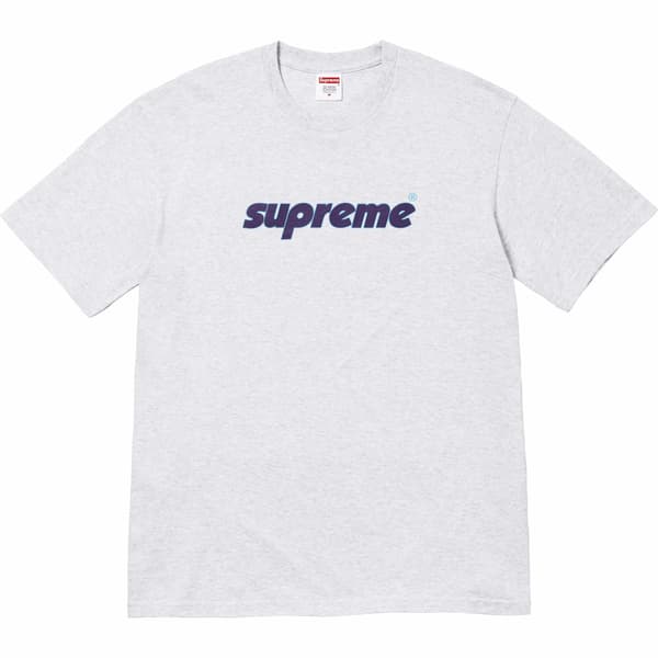 Supreme Pinline Tee - Ash Grey (front)
