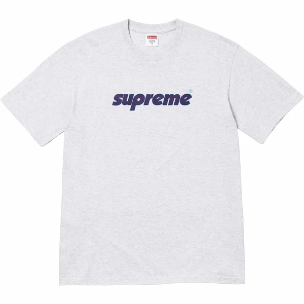Supreme Pinline Tee - Ash Grey (front)
