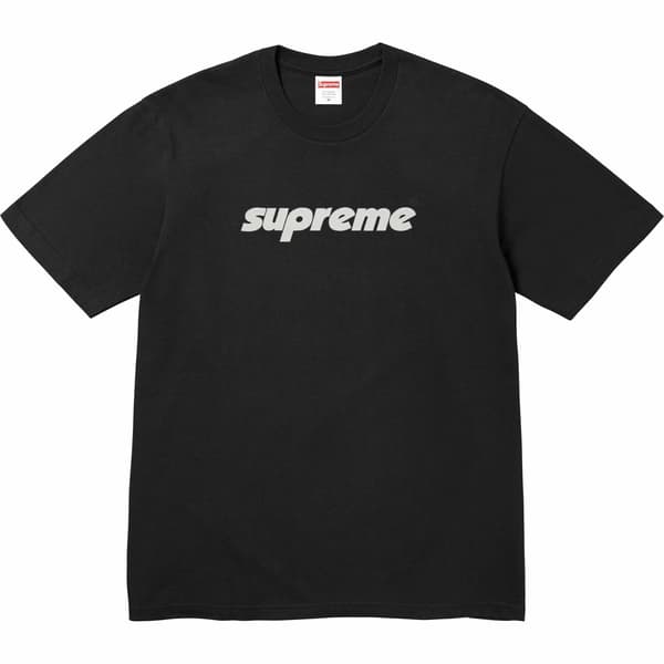 Supreme Pinline Tee - Black (front)