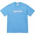 Supreme Pinline Tee - Bright Blue (front)