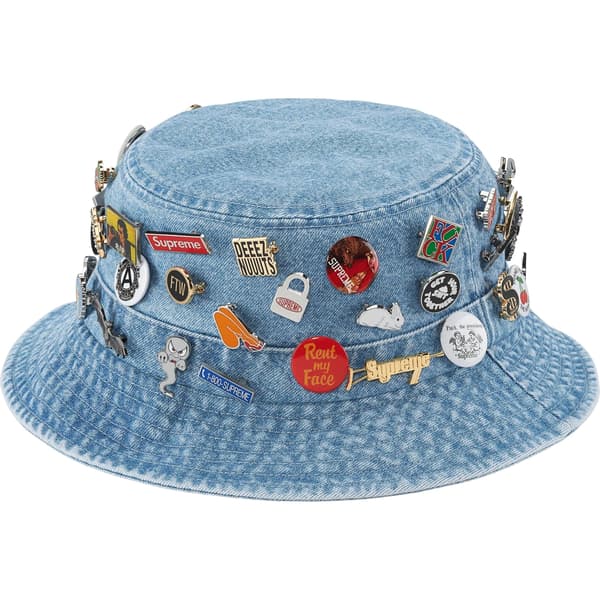 Supreme Pins Crusher - Denim (front)