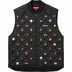 Supreme Pins Quilted Work Vest - Black (front)