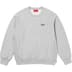 Supreme Pinstripe Crewneck - Heather Grey (front)