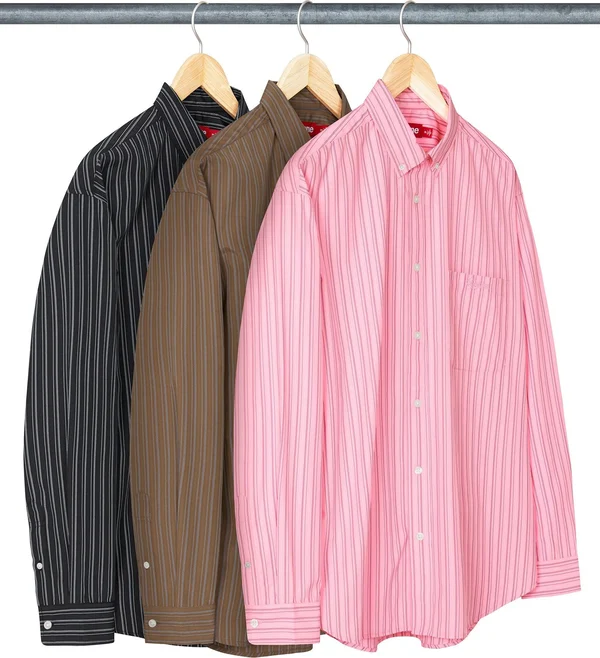 Supreme Pinstripe Shirt - Product Image