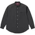 Supreme Pinstripe Shirt - Black (front)