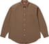 Supreme Pinstripe Shirt - Brown (front)