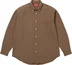 Supreme Pinstripe Shirt - Brown (front)