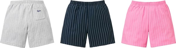 Supreme Pinstripe Sweatshort - Product Image