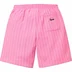 Supreme Pinstripe Sweatshort - Pink (front)
