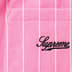 Supreme Pinstripe Sweatshort - Pink (front)