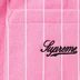 Supreme Pinstripe Sweatshort - Pink (front)