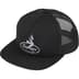 Supreme Pinup Mesh Back 5-Panel - Black (front)