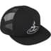 Supreme Pinup Mesh Back 5-Panel - Black (front)