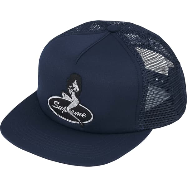 Supreme Pinup Mesh Back 5-Panel - Navy (front)