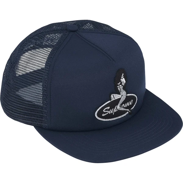 Supreme Pinup Mesh Back 5-Panel - Navy (front)
