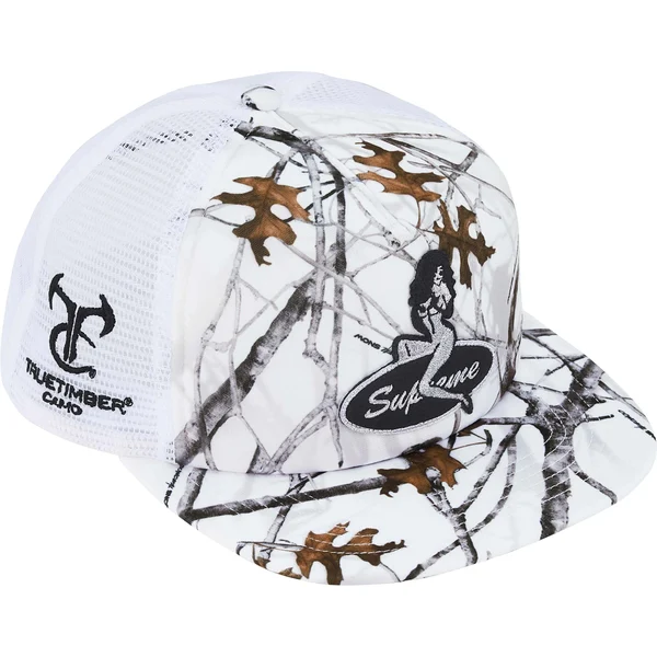 Supreme Pinup Mesh Back 5-Panel - TrueTimber® Conceal White Camo (front)