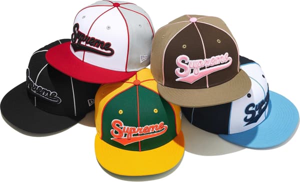 Supreme Piping Script Logo New Era - Product Image