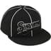 Supreme Piping Script Logo New Era - Black (front)