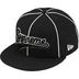 Supreme Piping Script Logo New Era - Black (front)