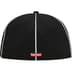 Supreme Piping Script Logo New Era - Black (front)