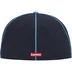 Supreme Piping Script Logo New Era - Navy (front)