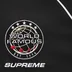 Supreme Piping Soccer Jersey - Black (front)
