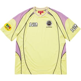 Supreme Piping Soccer Jersey Pale Yellow