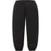 Supreme Piping Sweatpant - Black (front)