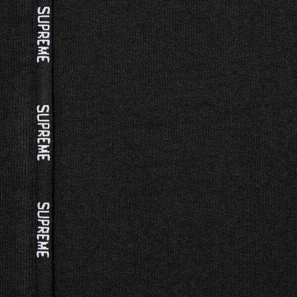 Supreme Piping Sweatpant - Black (front)