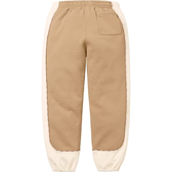 Supreme Piping Sweatpant - Dark Tan (front)