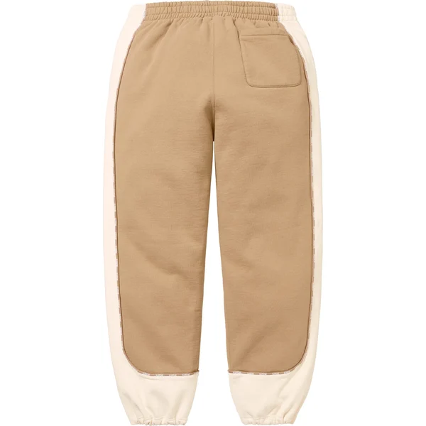 Supreme Piping Sweatpant - Dark Tan (front)