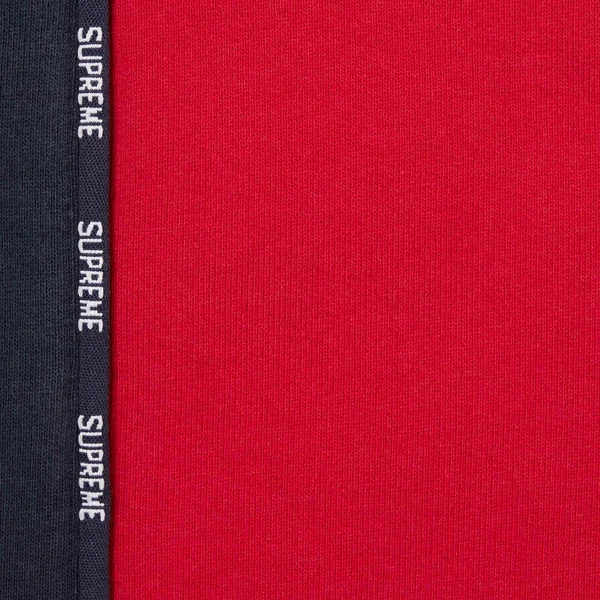 Supreme Piping Sweatpant - Red (front)