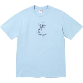 Supreme Piss Tee Powder Blue