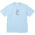 Supreme Piss Tee - Powder Blue (front)