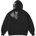 Supreme Pitbulls Embroidered Hooded Sweatshirt - Black (front)