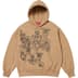 Supreme Pitbulls Embroidered Hooded Sweatshirt - Light Tan (front)